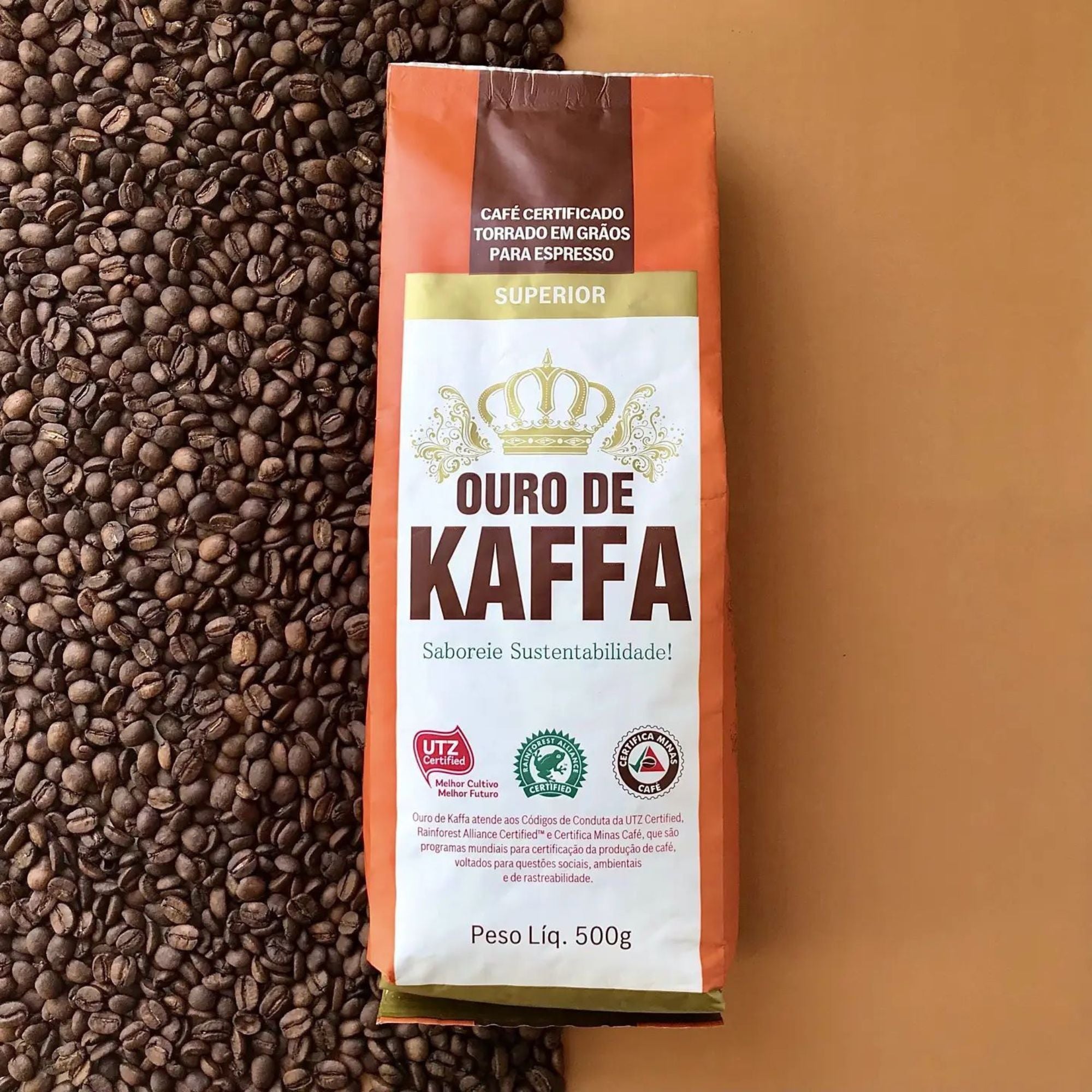 SMTCoffee  Superior Ouro De Kaffa  Brazilian Coffee Beans Arabica open bag