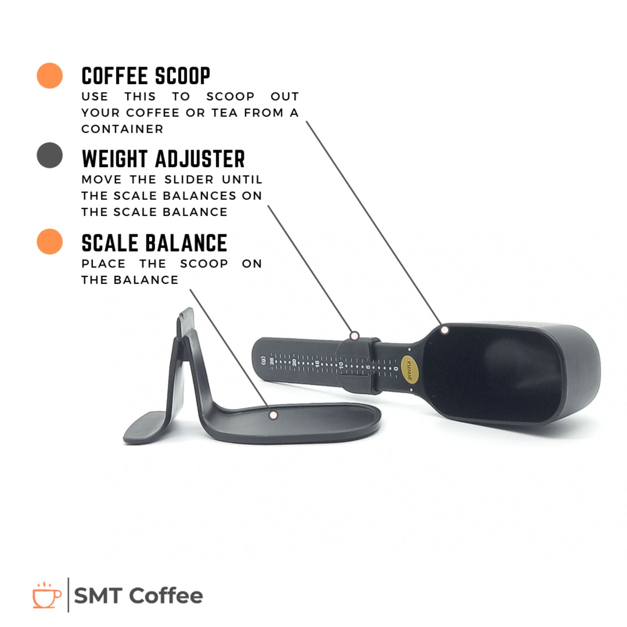 how to use smtcoffee coffee scoop and scale