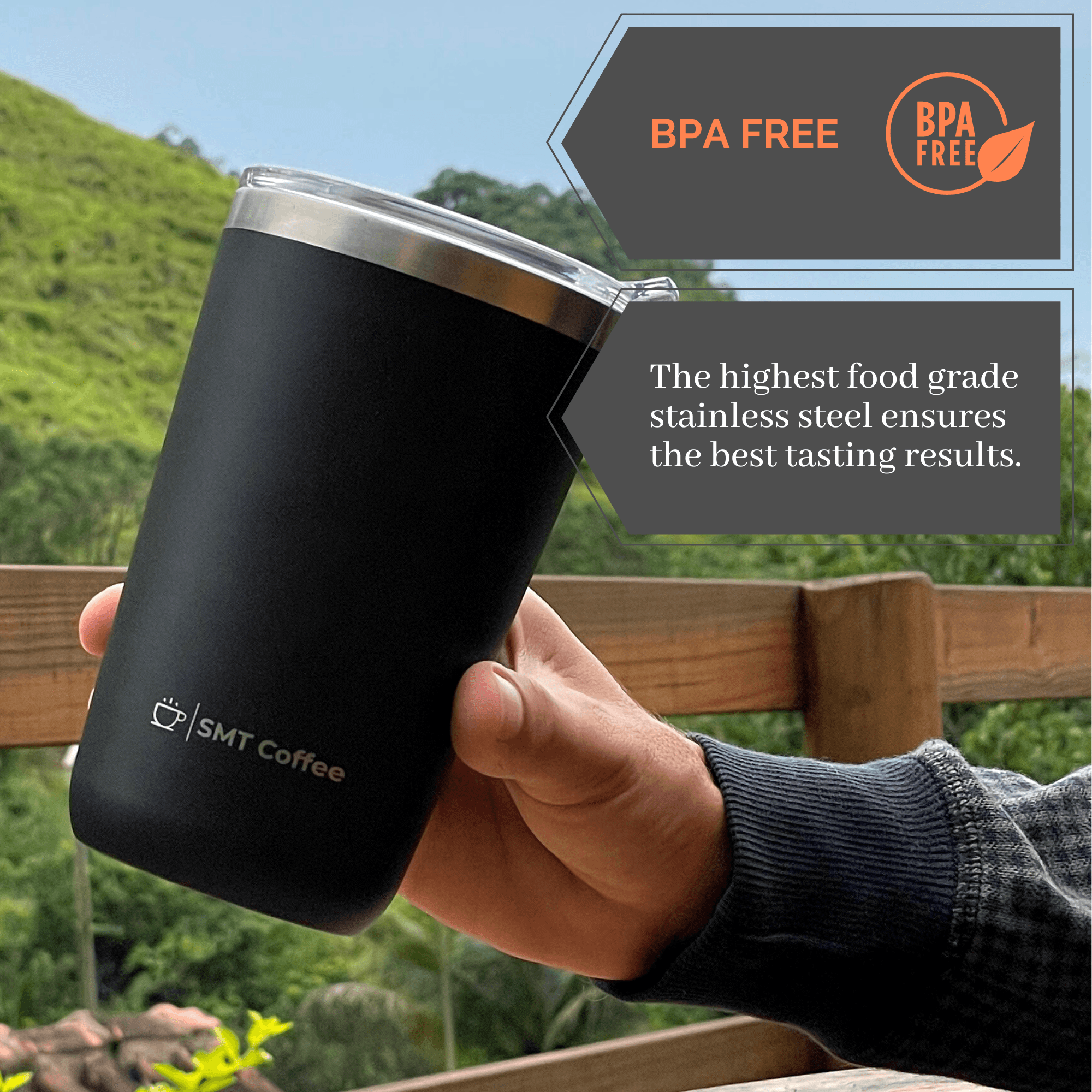 Thermal Travel Cup with SplashProof Sliding Lid