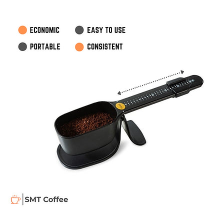 SMTCoffee - Coffee Scoop with Weighing Scale - White
