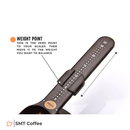 SMTCoffee - Coffee Scoop with Weighing Scale - Red